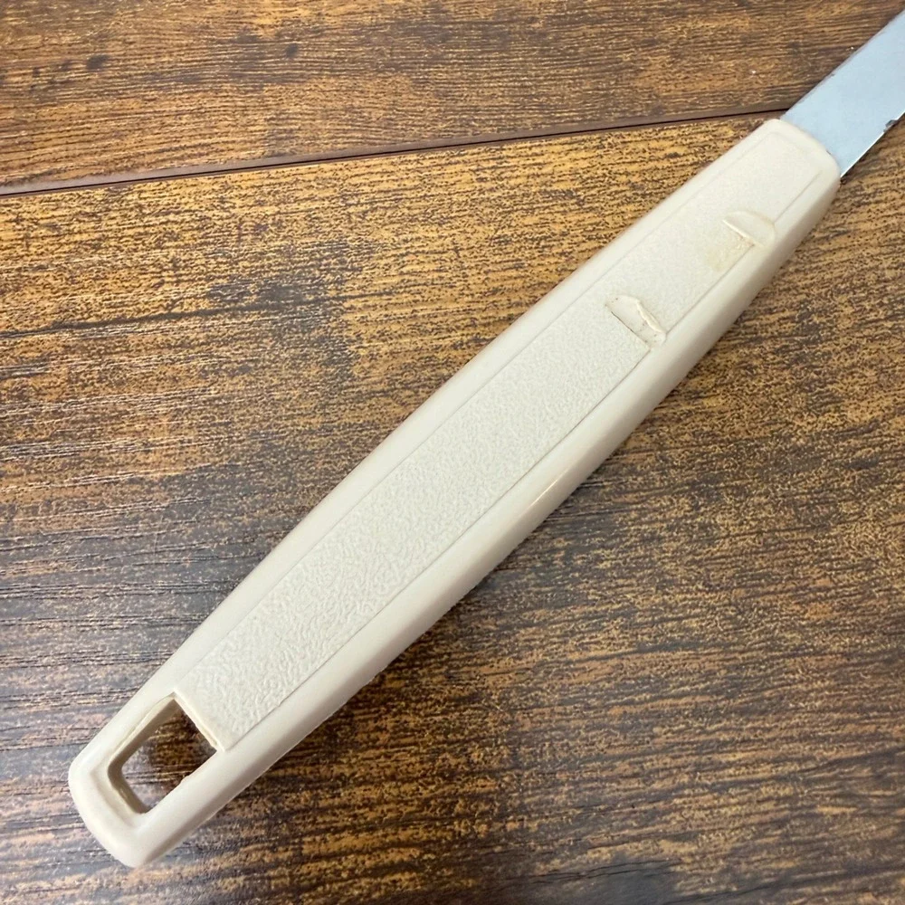 VTG EKCO USA Metal Spatula Slotted Kitchen Utensil Vegetable Onions Handle Retro